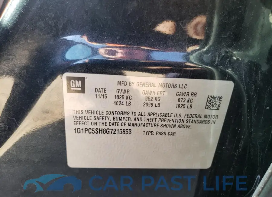 1G1PC5SH8G7215853# 12