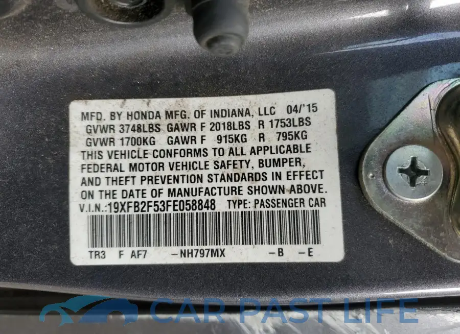 19XFB2F53FE058848# 12