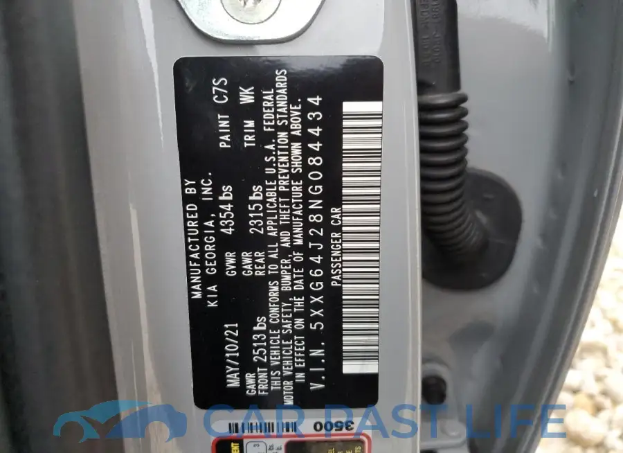 5XXG64J28NG084434# 12