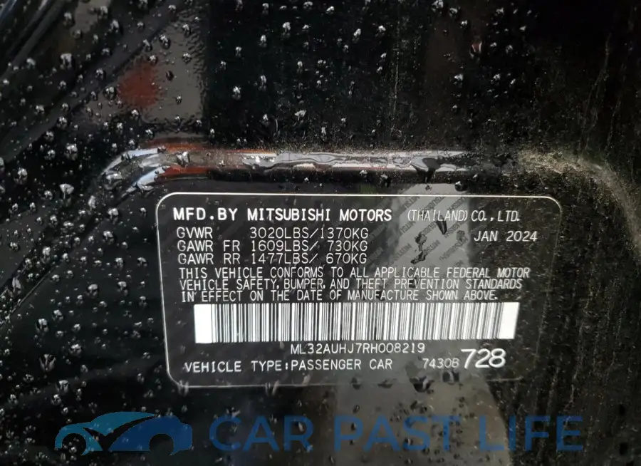 ML32AUHJ7RH008219# 12