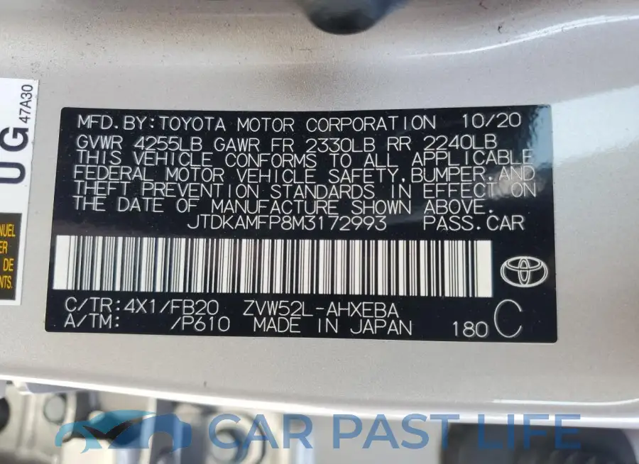JTDKAMFP8M3172993# 12