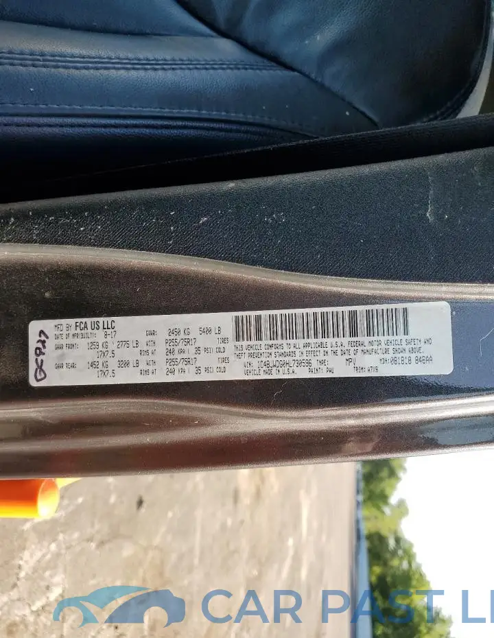 1C4BJWDG0HL730596# 10