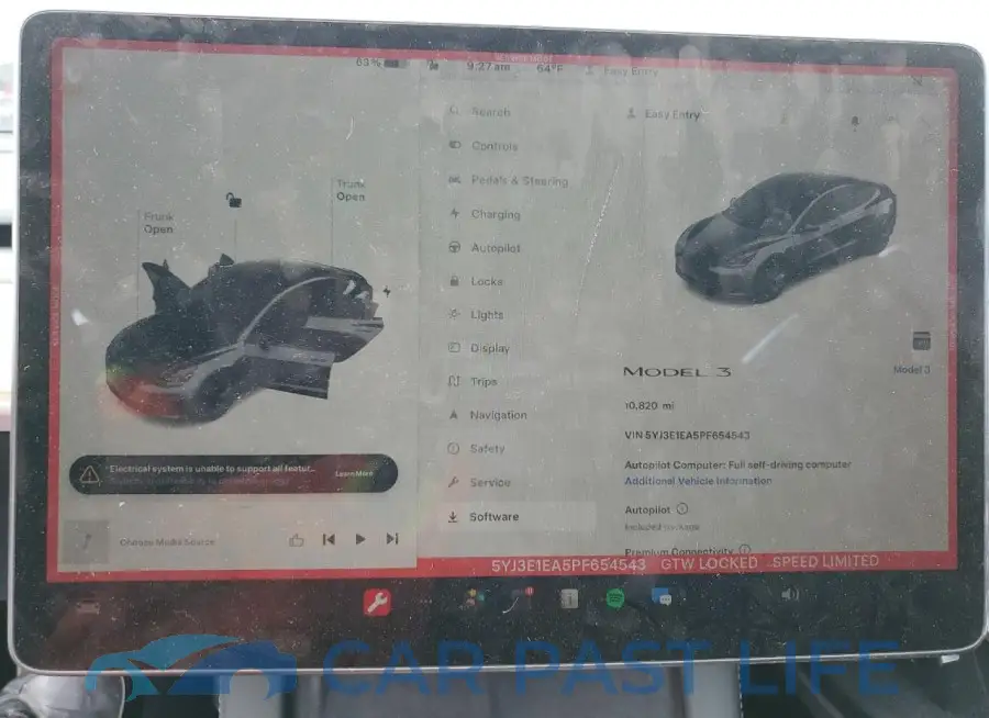 5YJ3E1EA5PF654543# 9