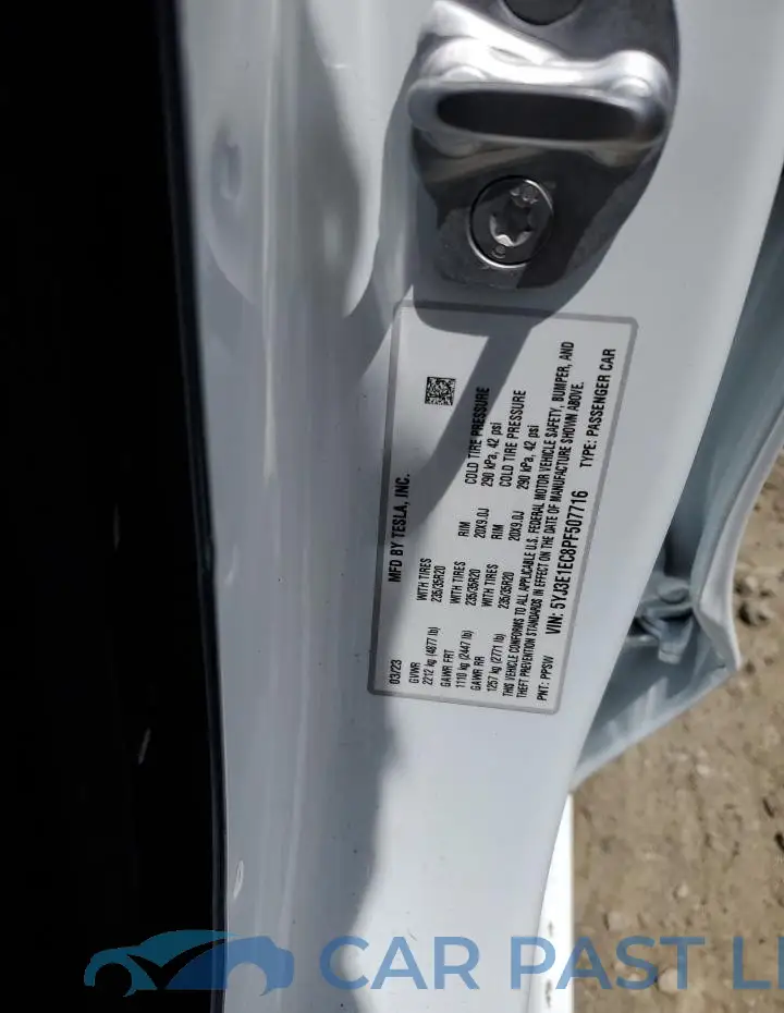 5YJ3E1EC8PF507716# 13