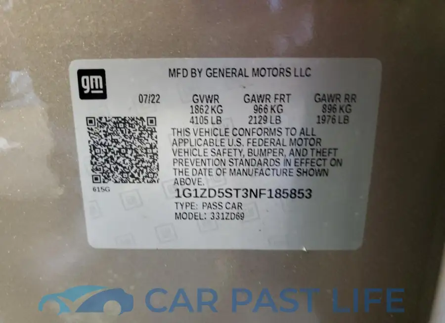 1G1ZD5ST3NF185853# 12