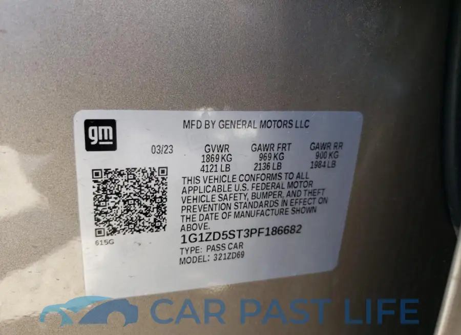 1G1ZD5ST3PF186682# 13