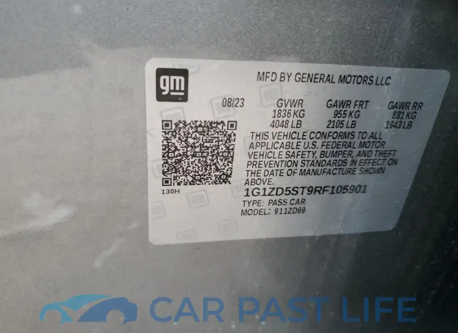 1G1ZD5ST9RF105901# 12