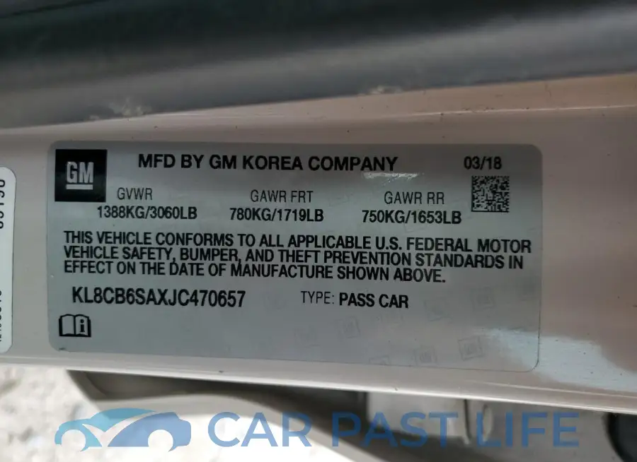 KL8CB6SAXJC470657# 13