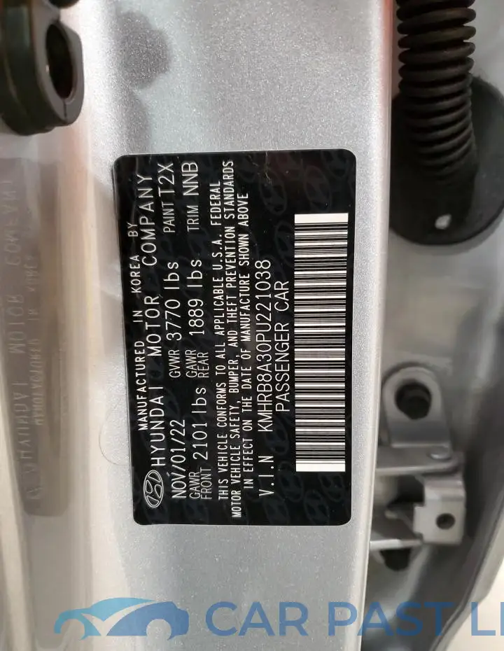 KMHRB8A30PU221038# 13