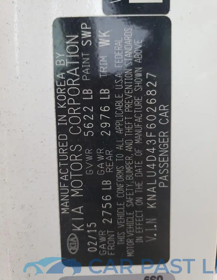 KNALU4D43F6026827# 13