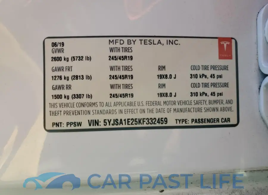 5YJSA1E25KF332459# 13