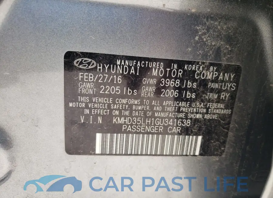 KMHD35LH1GU341638# 12
