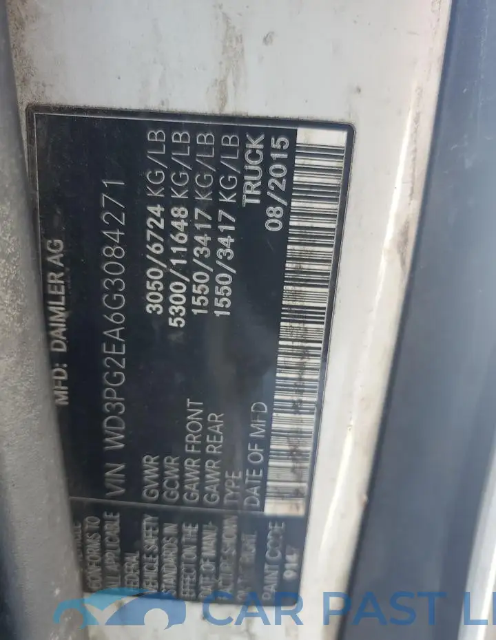 WD3PG2EA6G3084271# 13