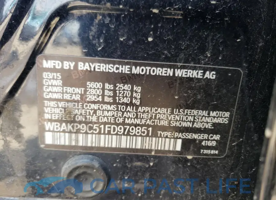 WBAKP9C51FD979851# 13