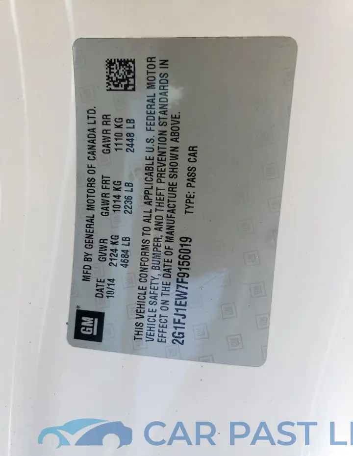 2G1FJ1EW7F9156019# 13