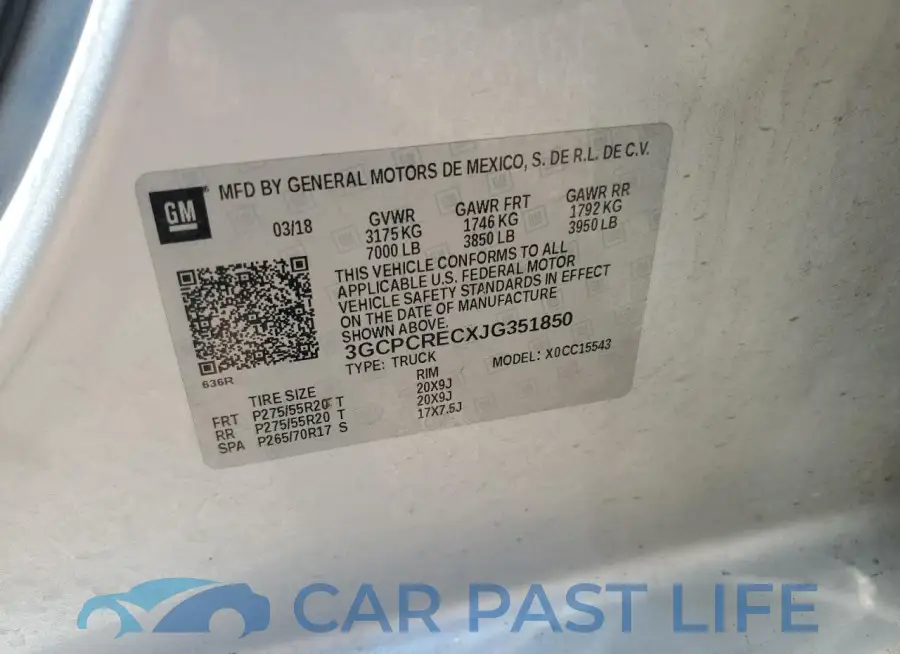 3GCPCRECXJG351850# 12