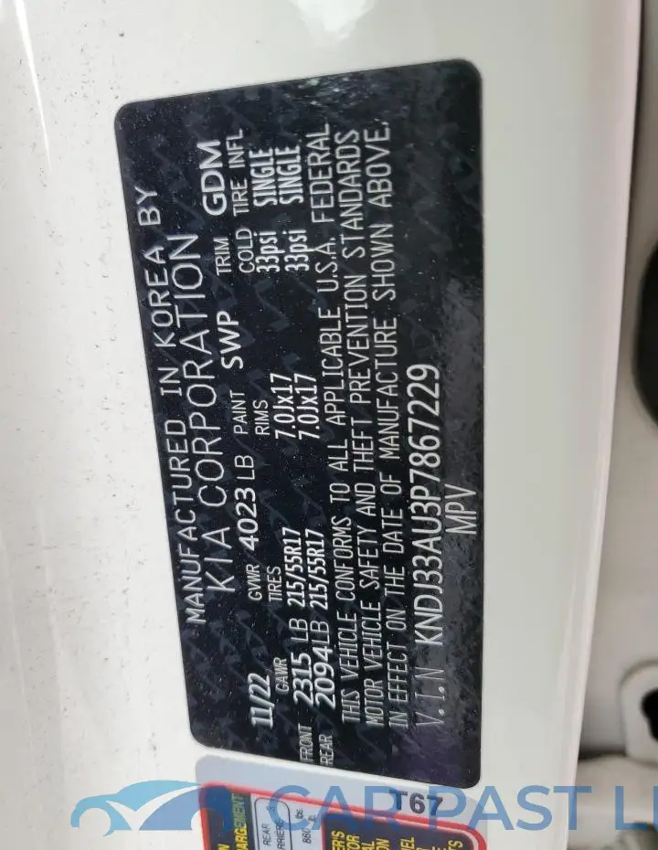 KNDJ33AU3P7867229# 14