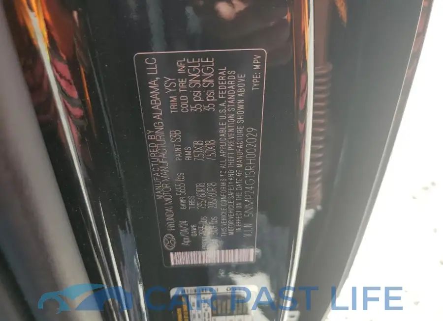 5NMP24G15RH002029# 13