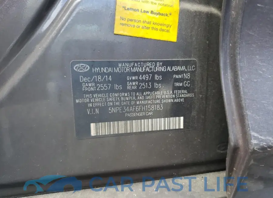 5NPE34AF6FH158183# 12