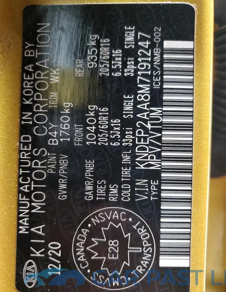 KNDEP2AA8M7191247# 13