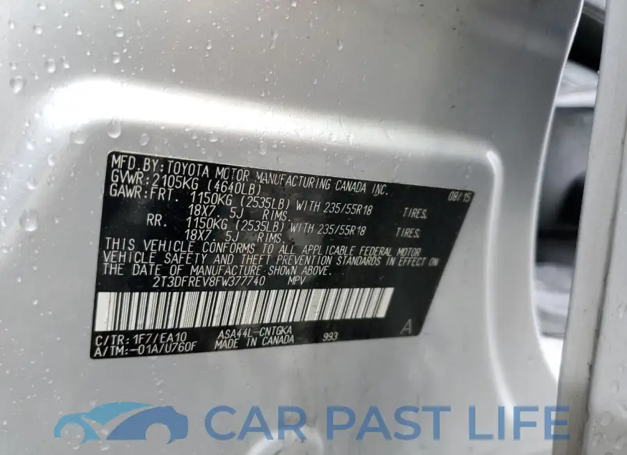 2T3DFREV8FW377740# 13