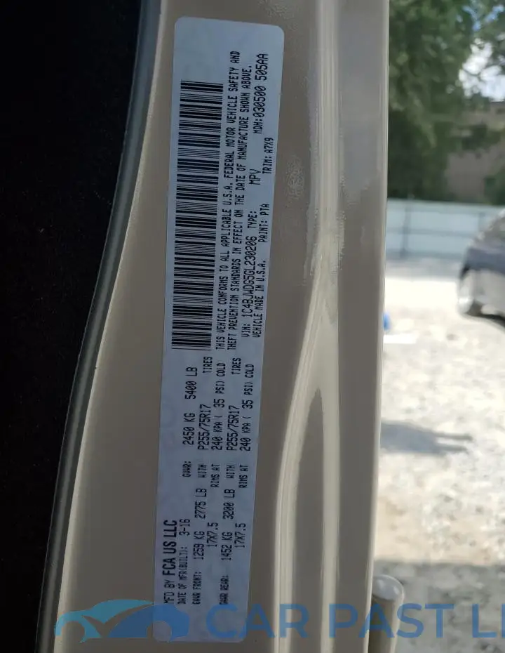 1C4BJWDG5GL230206# 12