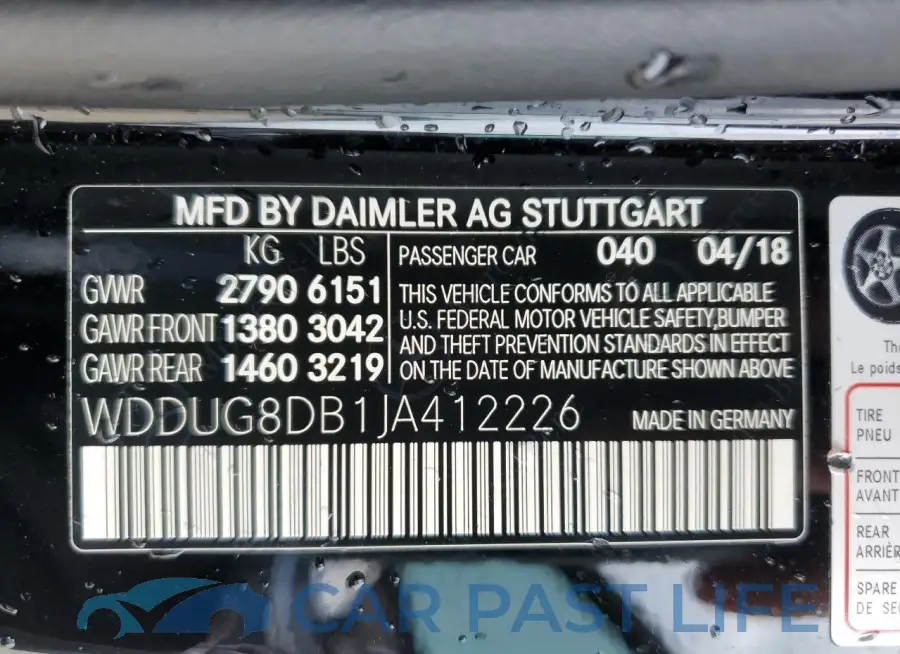 WDDUG8DB1JA412226# 14