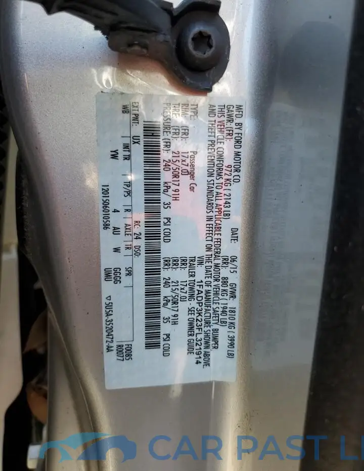 1FADP3K23FL321914# 12