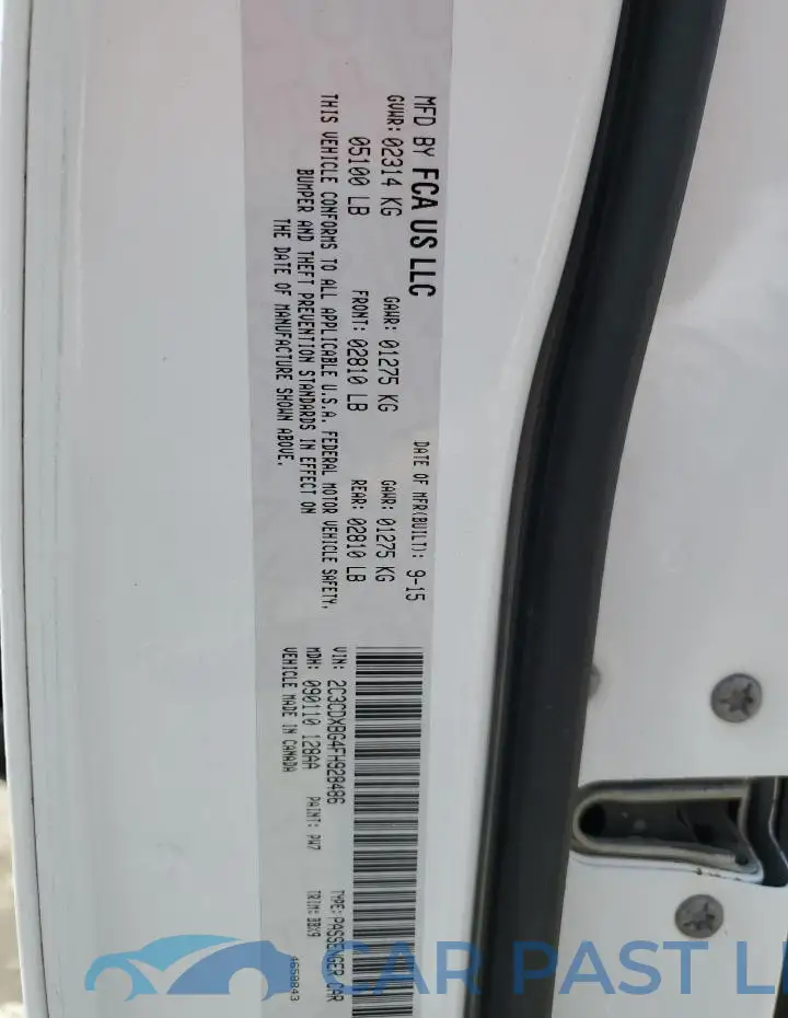 2C3CDXBG4FH928486# 12