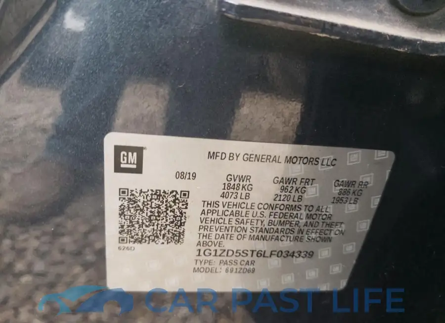 1G1ZD5ST6LF034339# 12