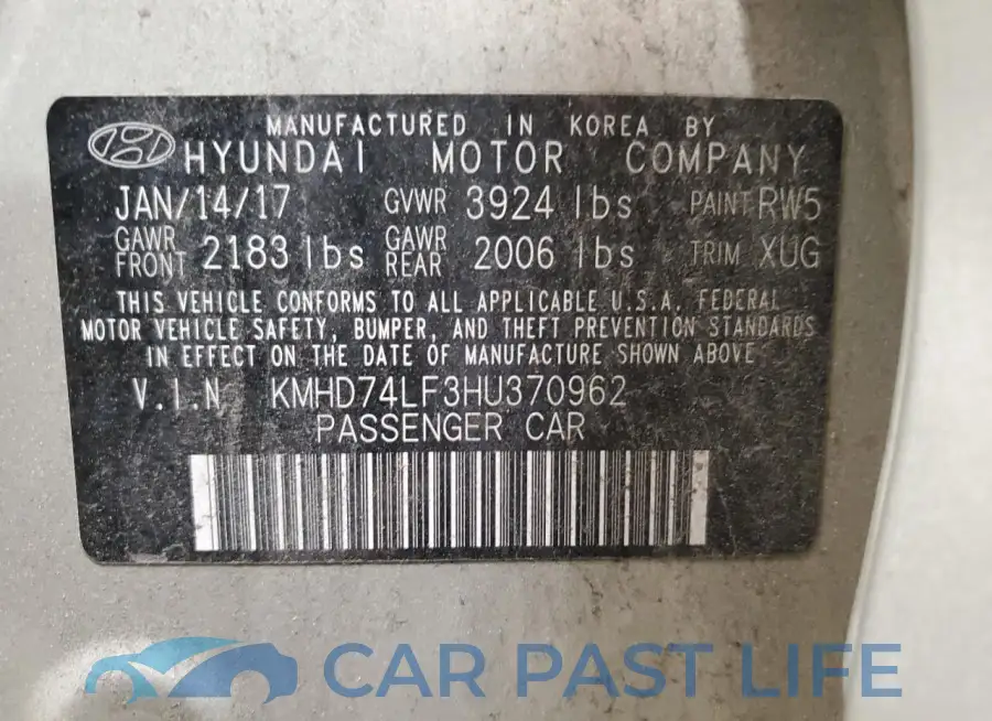 KMHD74LF3HU370962# 12