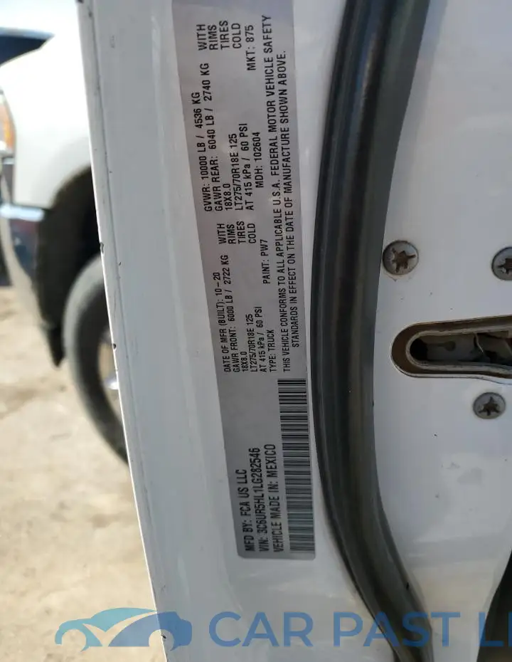 3C6UR5HL1LG282546# 12