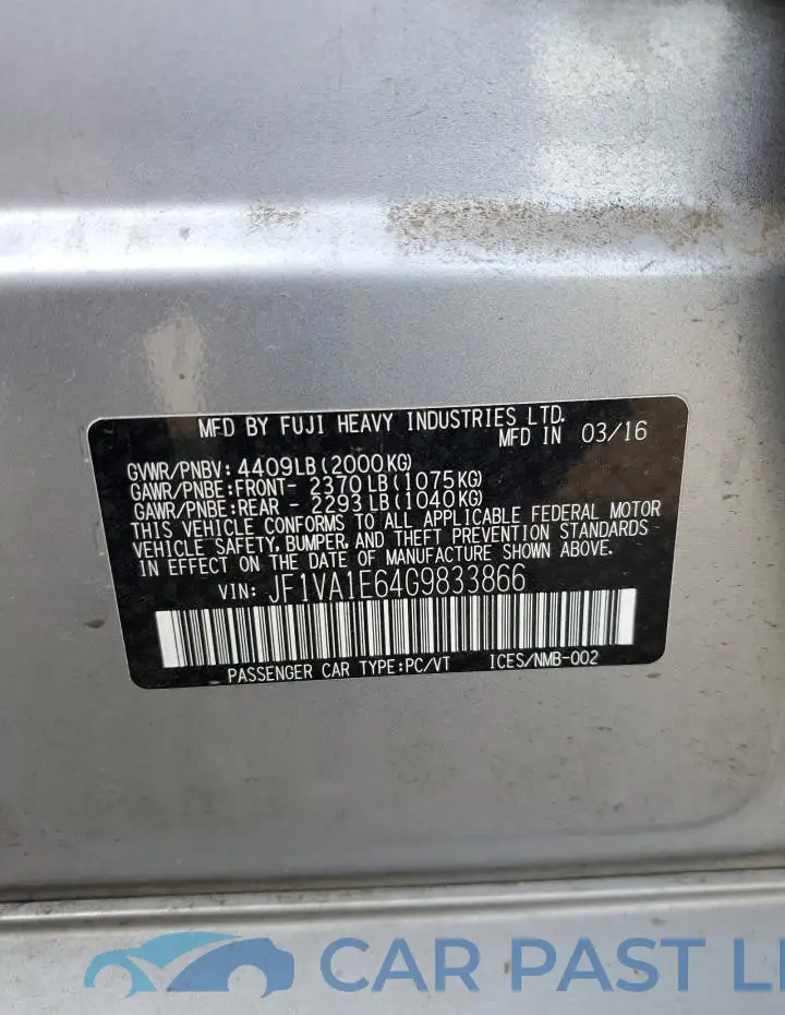 JF1VA1E64G9833866# 12
