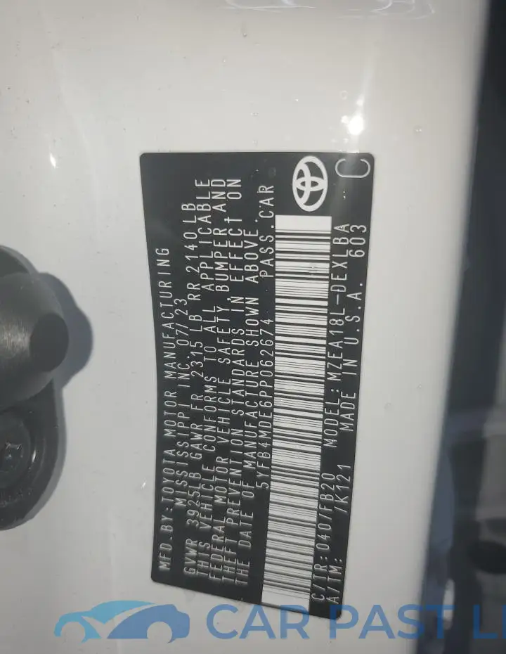 5YFB4MDE6PP062674# 13