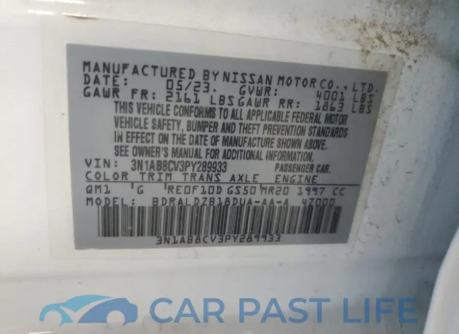 3N1AB8CV3PY289933# 12