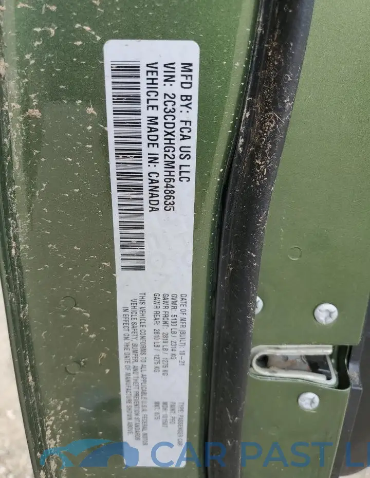 2C3CDXHG2MH648635# 12