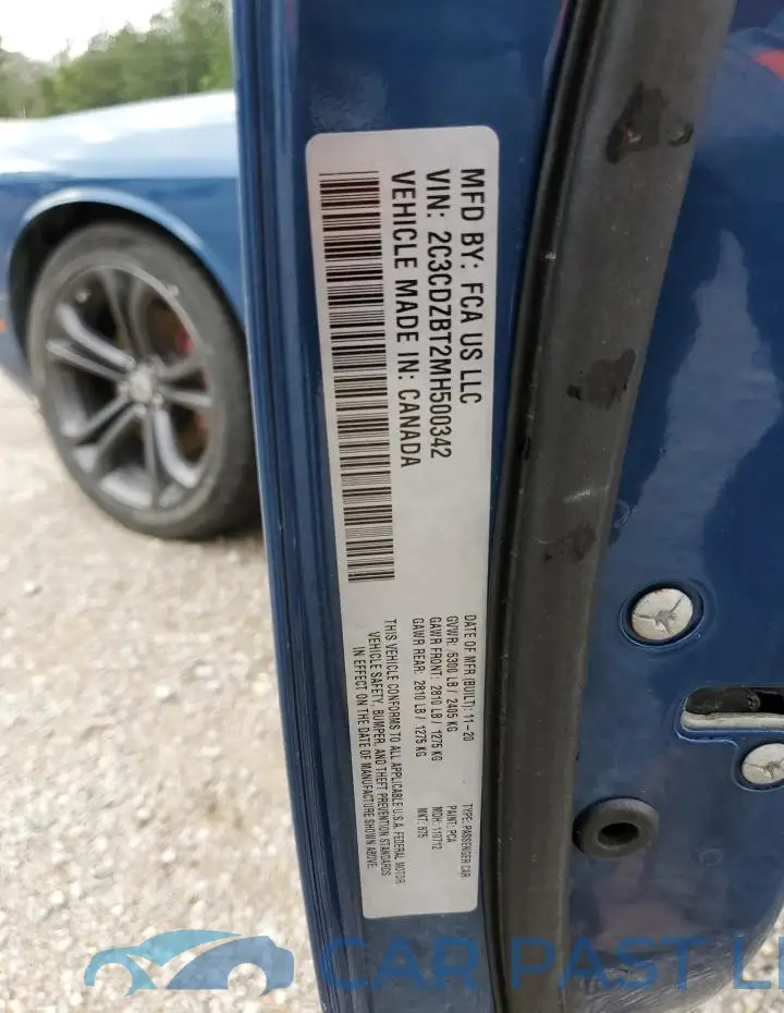 2C3CDZBT2MH500342# 13