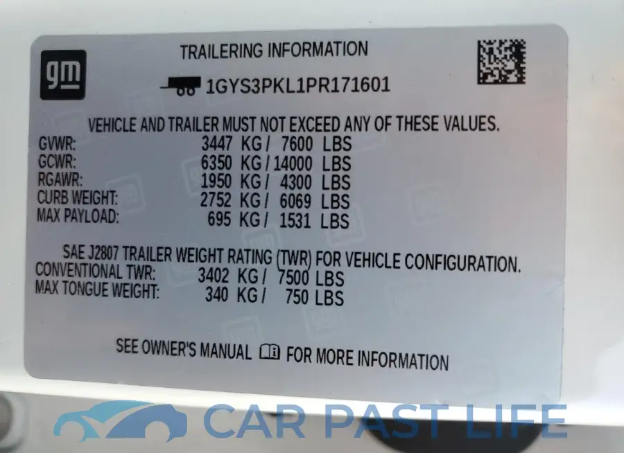 1GYS3PKL1PR171601# 14