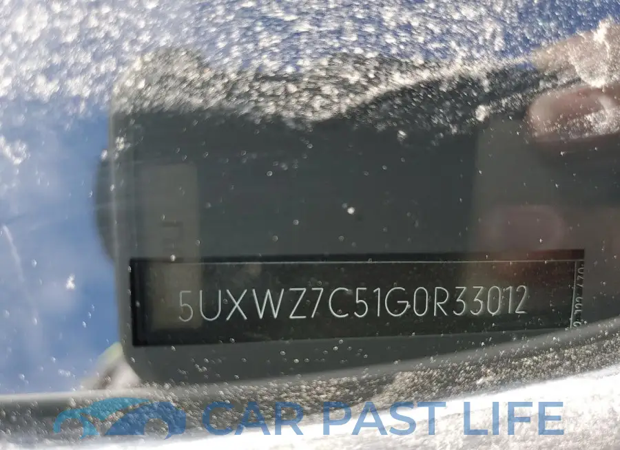 5UXWZ7C51G0R33012# 13