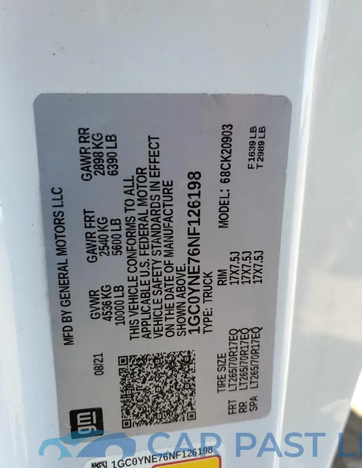 1GC0YNE76NF126198# 12