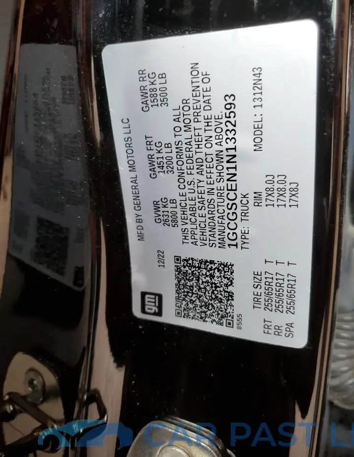 1GCGSCEN1N1332593# 13