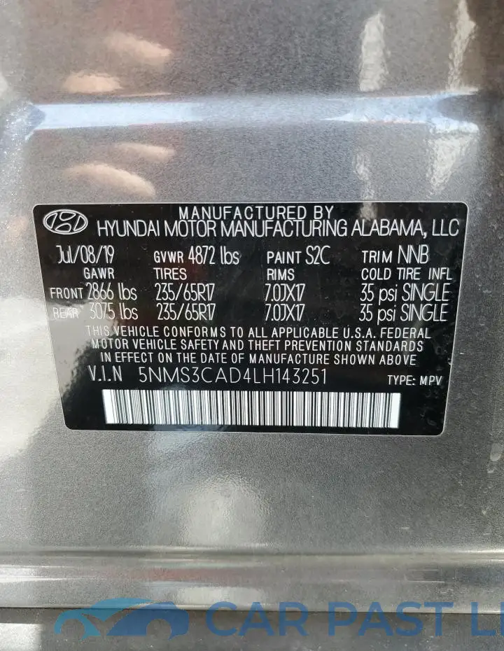 5NMS3CAD4LH143251# 12