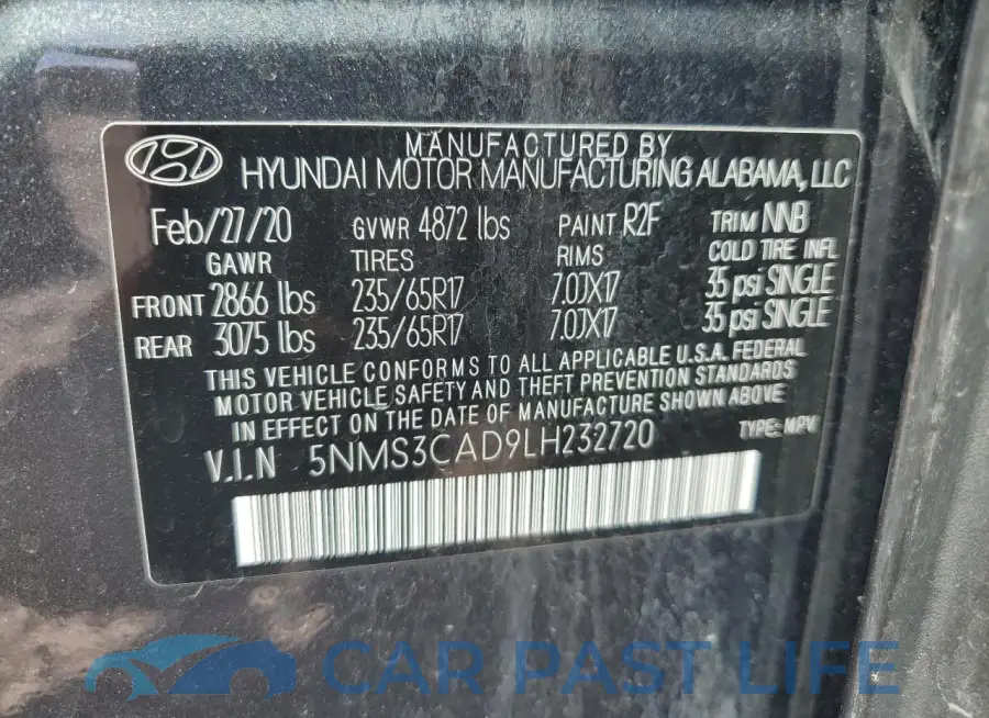 5NMS3CAD9LH232720# 13