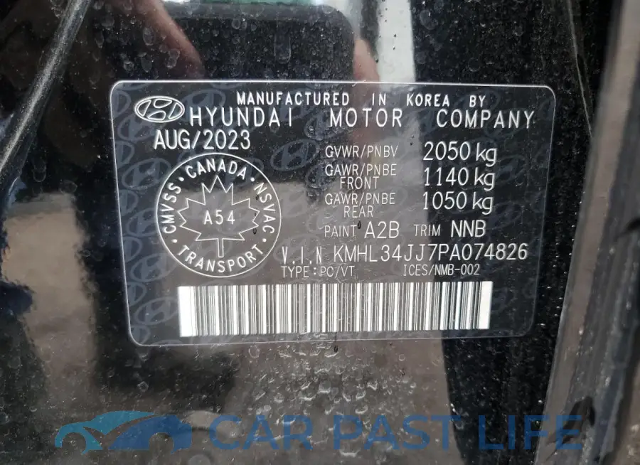 KMHL34JJ7PA074826# 13