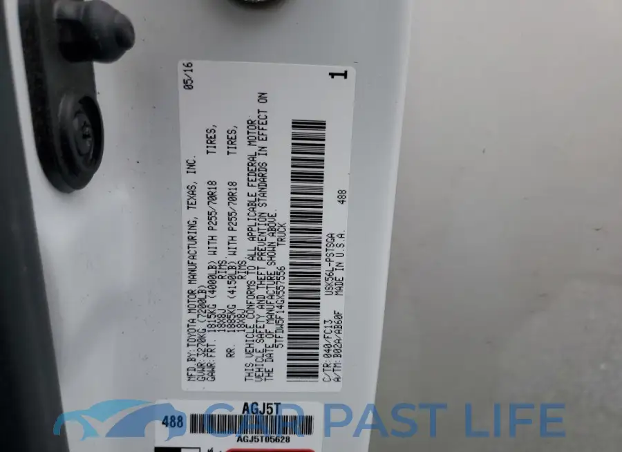 5TFDW5F14GX557556# 12