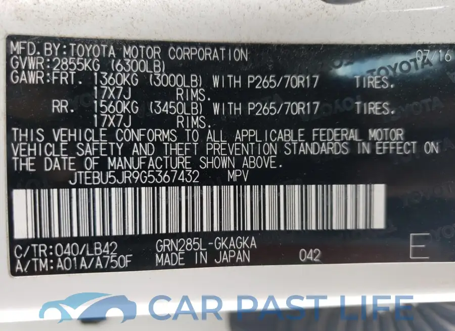 JTEBU5JR9G5367432# 13