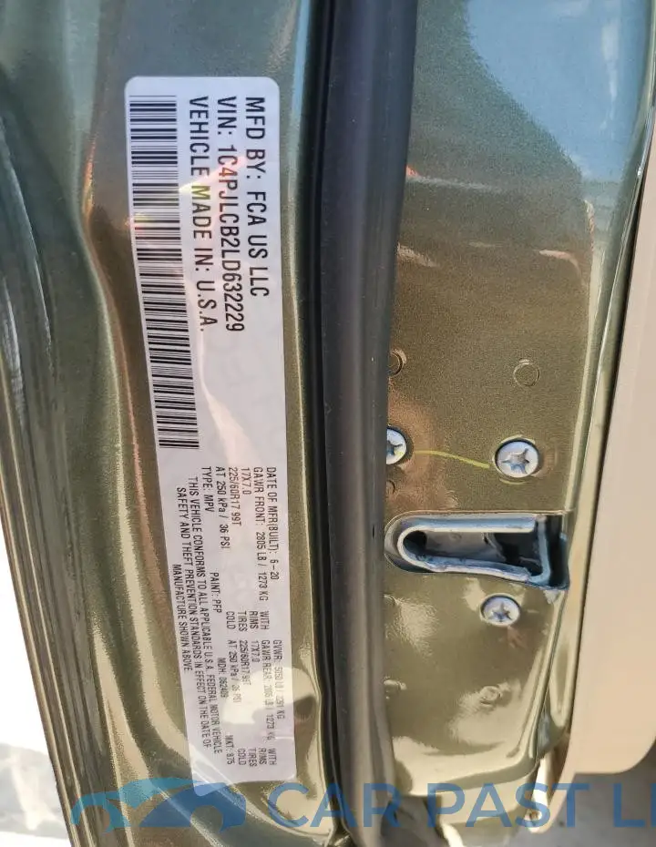1C4PJLCB2LD632229# 13