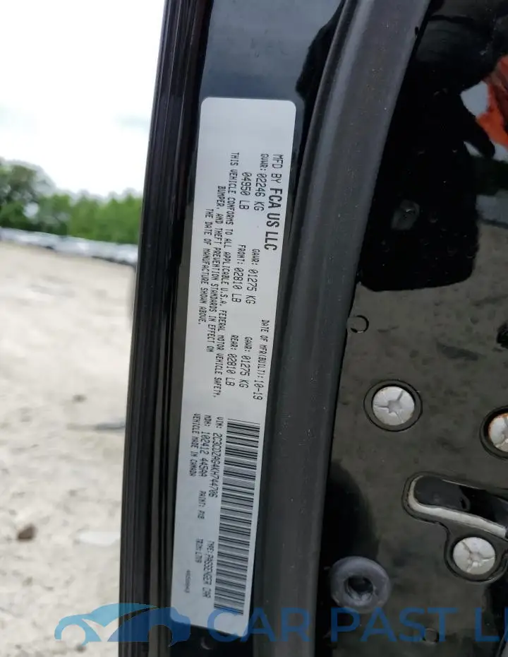 2C3CDZAG4KH744706# 12