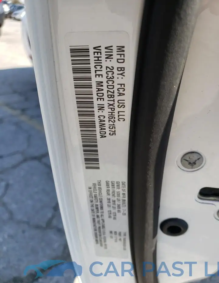 2C3CDZBTXPH621575# 13