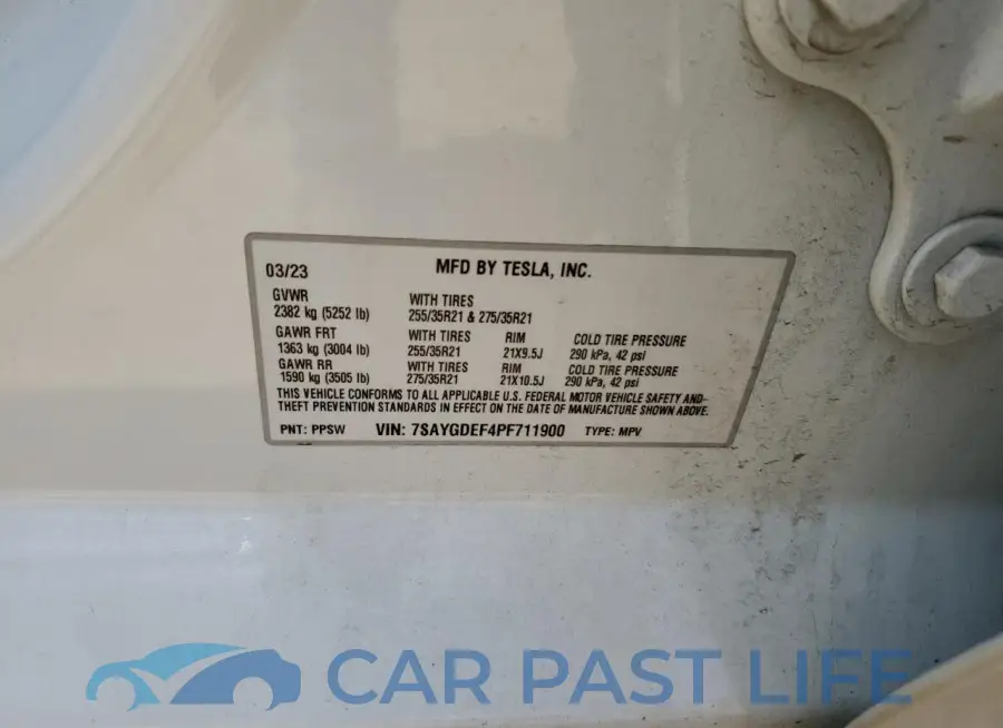 7SAYGDEF4PF711900# 12